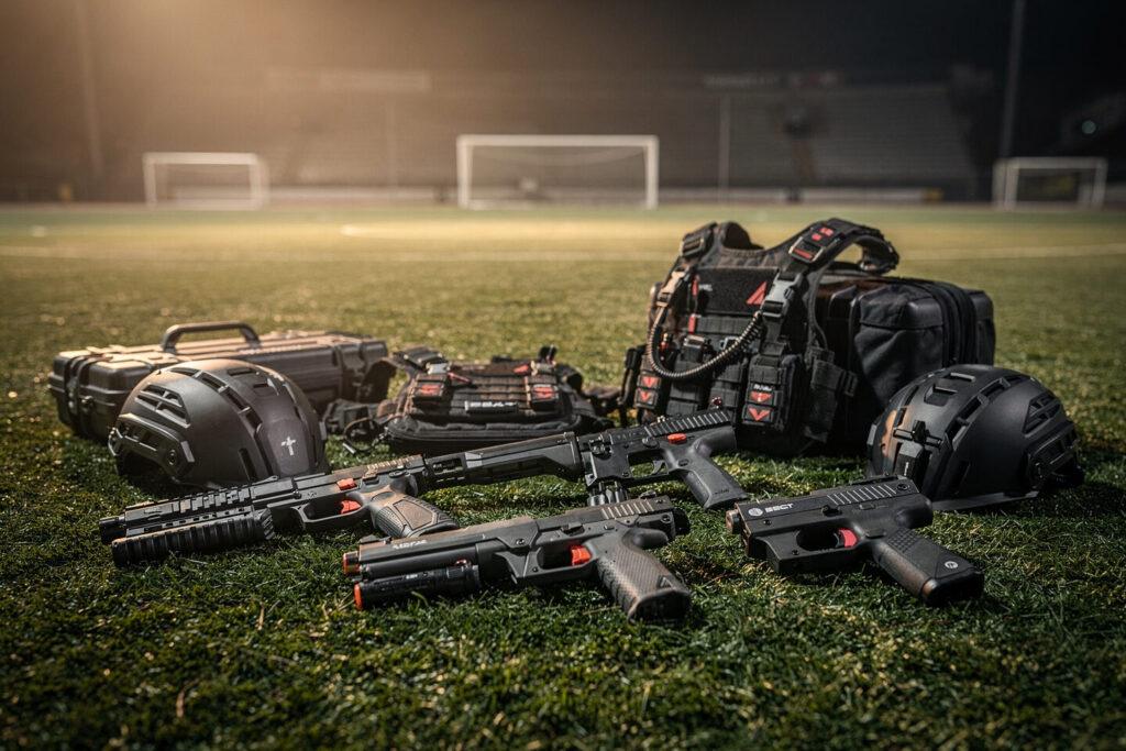 Unser Equipment – Realismus trifft Sicherheit